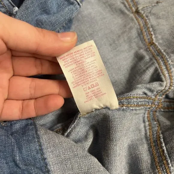 NoBo No Boundaries Womens Denim Mechanic Jumpsuit Sz XS Retro Romper Classic - Picture 4 of 9